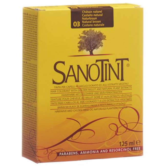 Sanotint шаш түсі 03 табиғи қоңыр