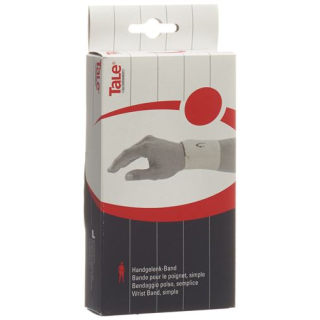 Bandage de poignet TALE Velcro 7.5cm blanc