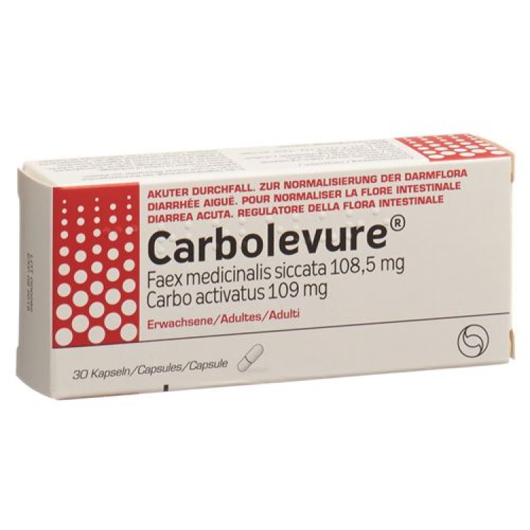 Carbolevure Kapp voksne 30 stk