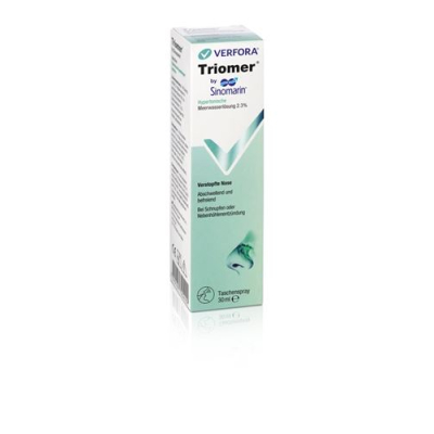 Triomer nesespray sinomarin hypertonic fl 30 ml