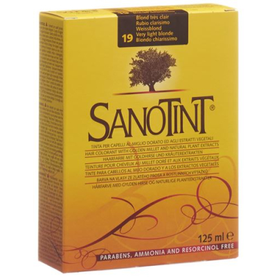 Sanotint hårfärg 19 vit blond