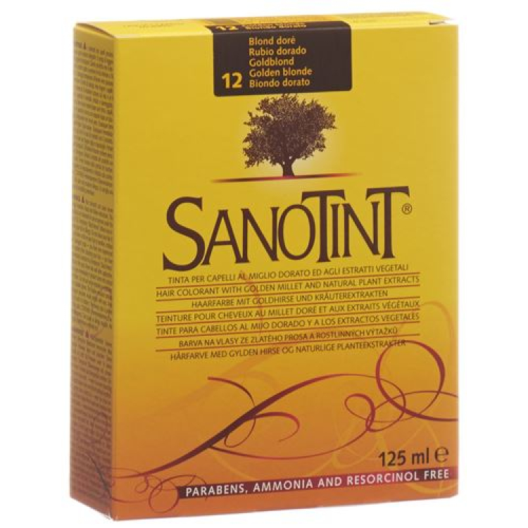 Sanotint hair color 12 golden blonde