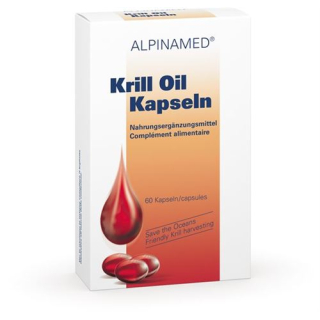 Alpinamed tapones aceite krill 60uds