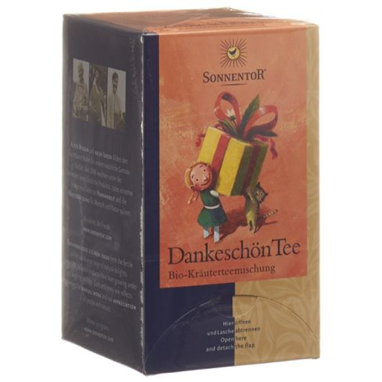 SONNENTOR Dankeschön Tee Doppelkammer 18 x 1.5 g