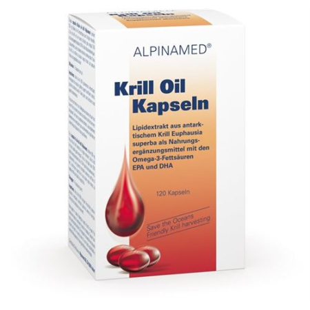 ALPINAMED Krill Oil Kaps 120 יחידות