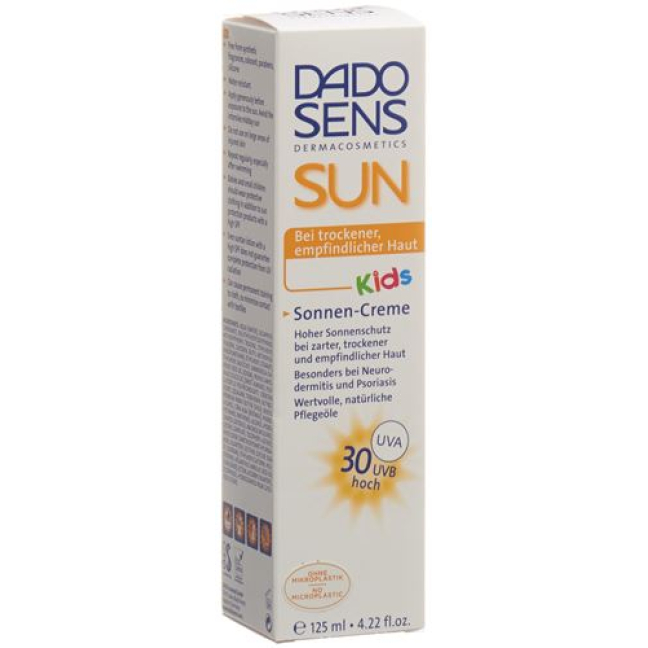 Dado Sens Sun Crema Solare Bambini Fattore di Protezione Solare 30 125 ml