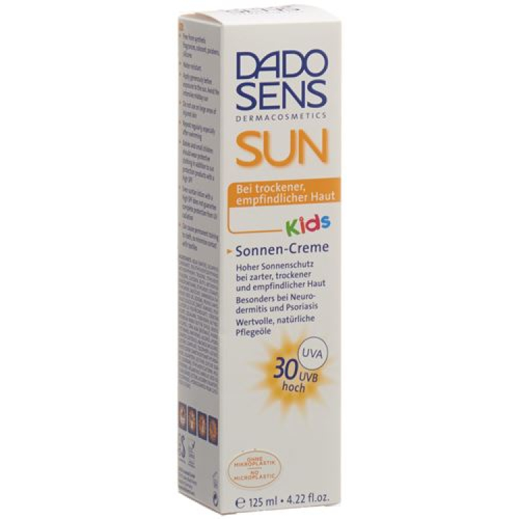 Dado Sens Sun Sun Cream Kids Sun Protection Factor 30 125 மி.லி