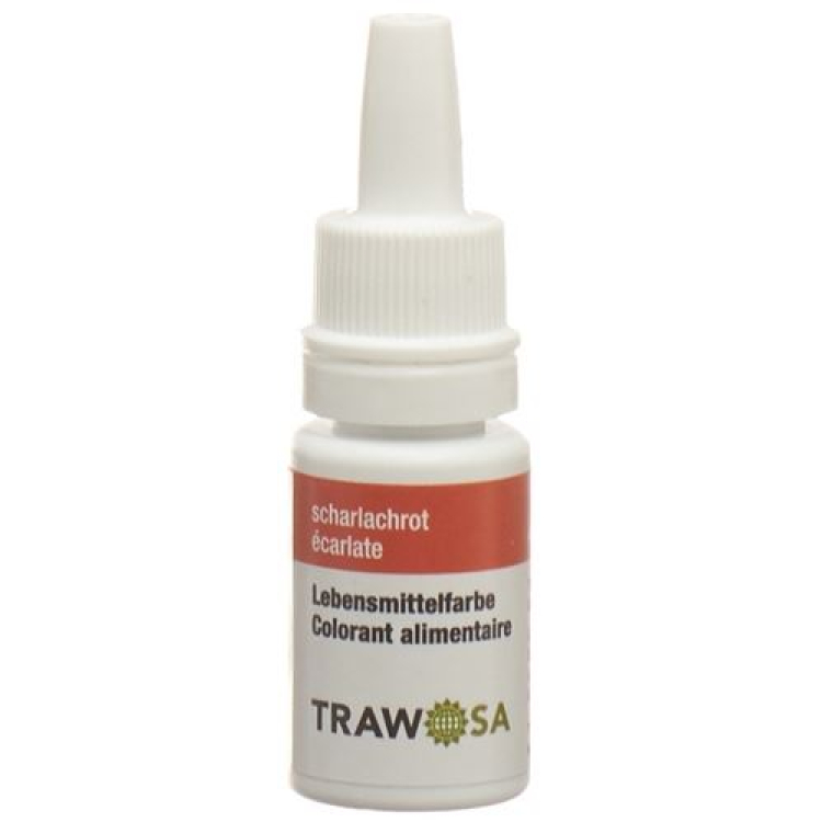 Trawosa voedingskleurstof scharlaken 10 ml