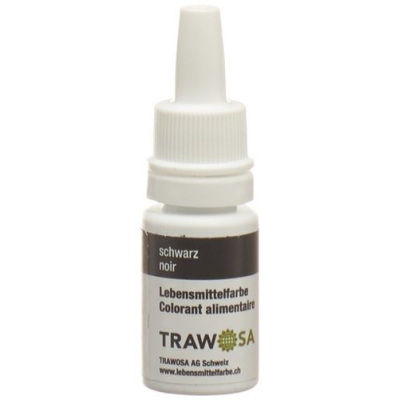 Trawosa matfärg svart 10 ml