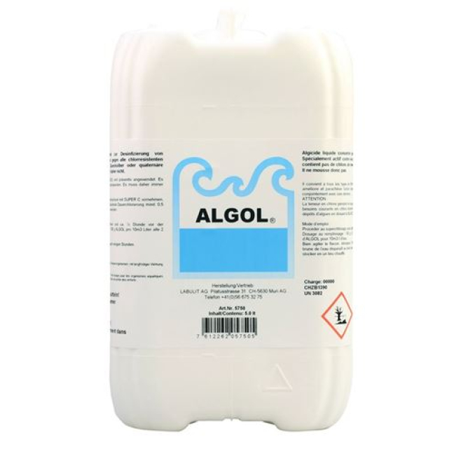 Жидкость против водорослей Algol 5 л