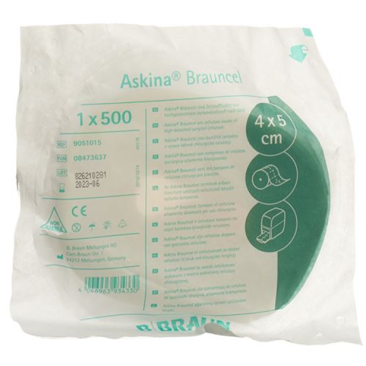 ספוגיות תאית של Askina Brauncel 500 יח'