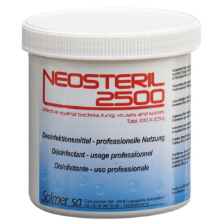 Neosteril 2500 dezenfektan profesyonel kullanım Ds 10