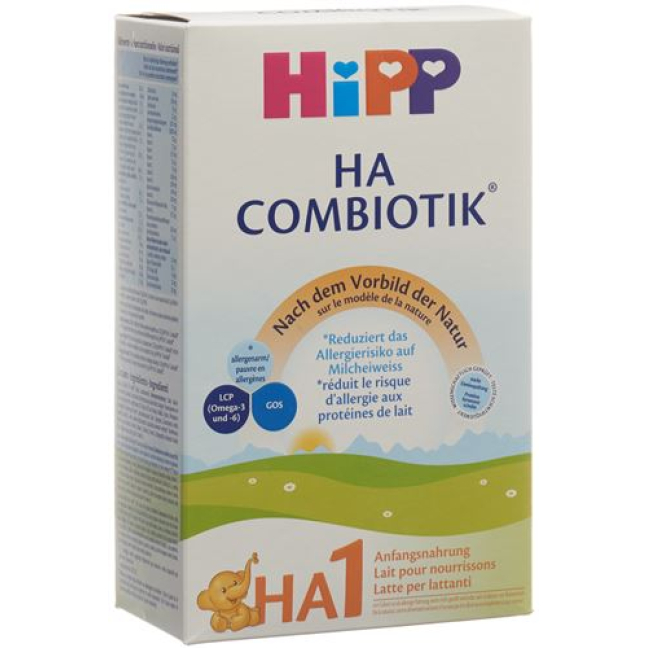 हिप्प एचए 1 कॉम्बोटिक शिशु दूध 500 ग्राम