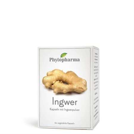Phytopharma Ginger 60 kapsler