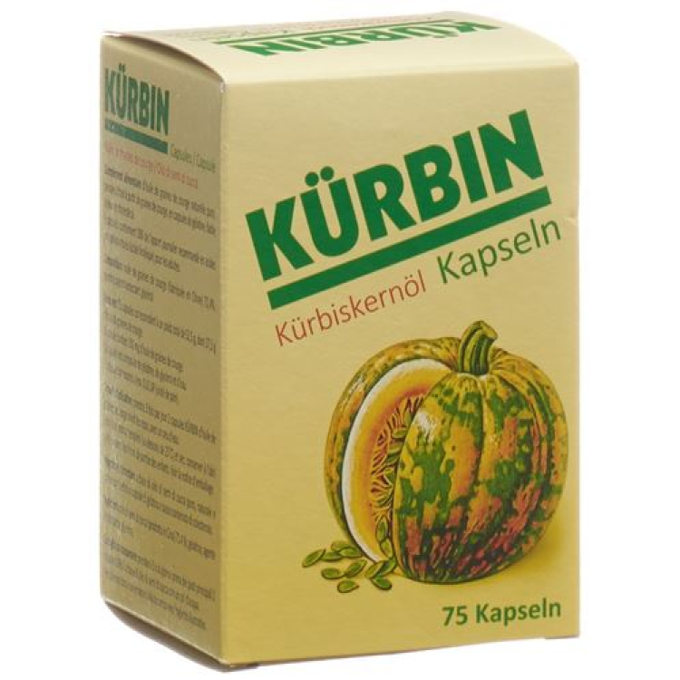 Kürbin Kürbiskernöl Kaps 75 Stk