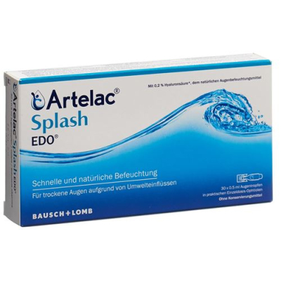 Artelac Splash EDO Gd Opht 30 monodoseos 0,5 ml