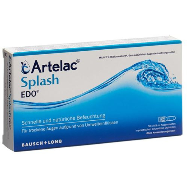 Artelac スプラッシュ EDO Gd Opht 30 モノドス 0.5 ml
