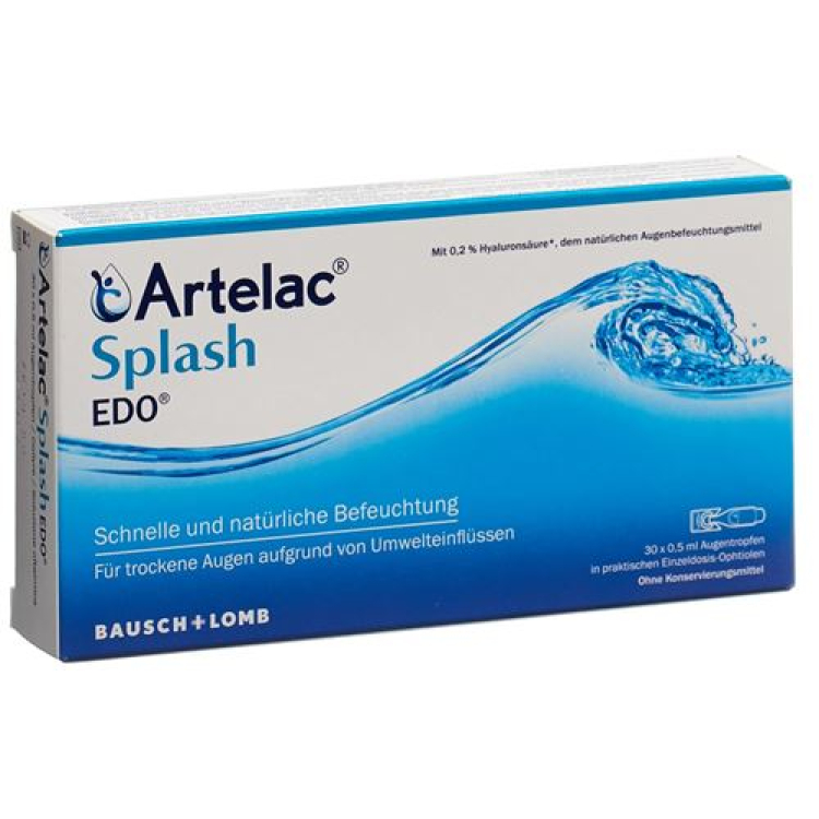 Artelac Splash EDO Gd Opht 30 Monodos 0.5 מ"ל