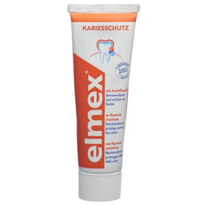 ថ្នាំដុសធ្មេញ elmex anticaries tube 75ml