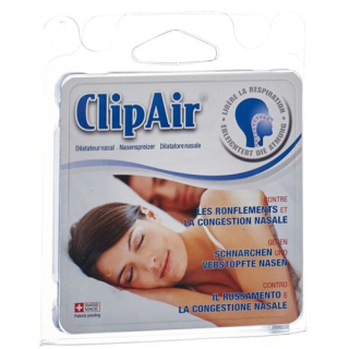 Dilatador nasal ClipAir para sono e esporte 3 unid.