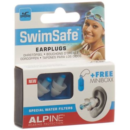 ALPINE SwimSafe Earplug Pair 1 - Water Protection and Noise Reduction