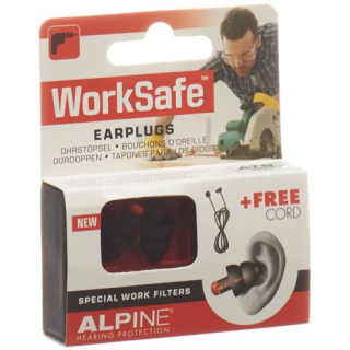 ALPINE WorkSafe earplugs 1 pair