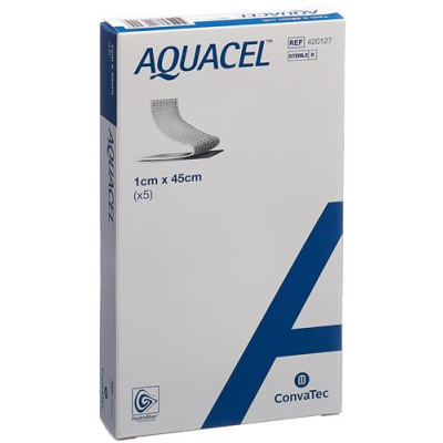 Aquacel hydrofiber® tamponades 1x45cm strong fibers 5 pcs