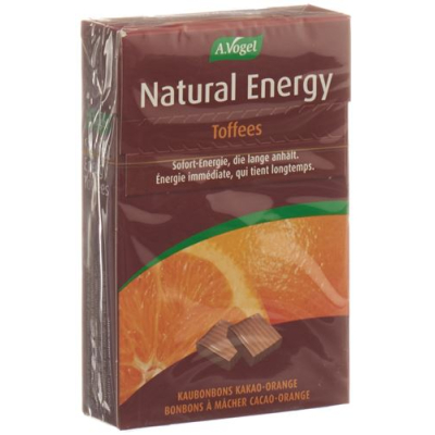 A. vogel natural energy טופי ג'ינג'ר-כתום 115 גרם