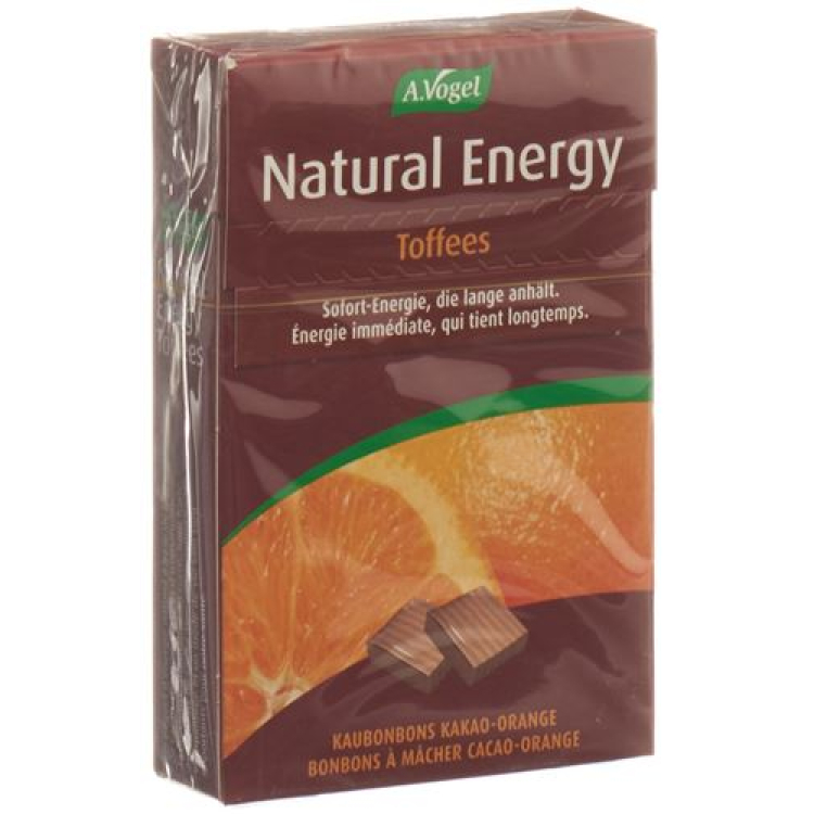 A. Vogel Natural Energy irisai imbieriniai-apelsinai 115 g