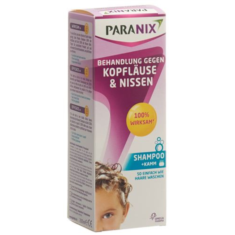 សាប៊ូកក់សក់ Paranix 200ml