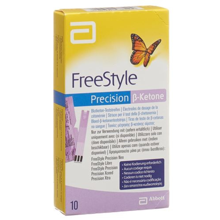 Abbott Freestyle Precision ketones 10 កុំព្យូទ័រ