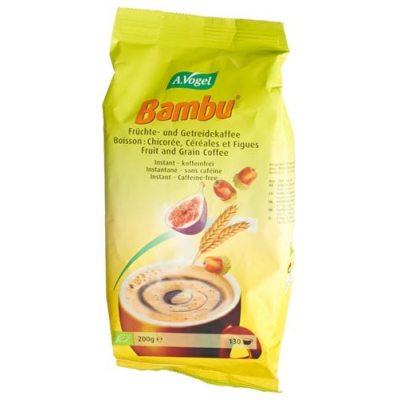 A.vogel bamboo instant fruit and grain coffee refill 200 ក្រាម។