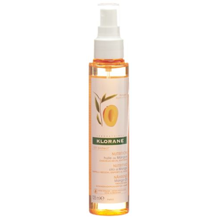 Klorane Mango Oil bezoplachová starostlivosť 125 ml