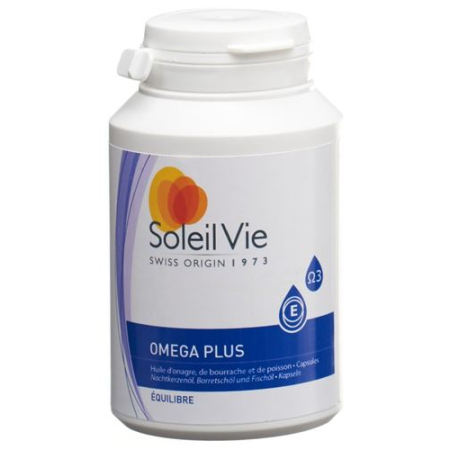 Soleil Vie Omega plus cápsulas 686 mg 120 unid.