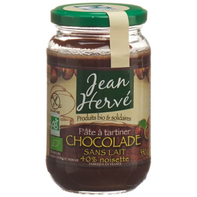 Jean Hervé Pate Chocolat sans lait 350g