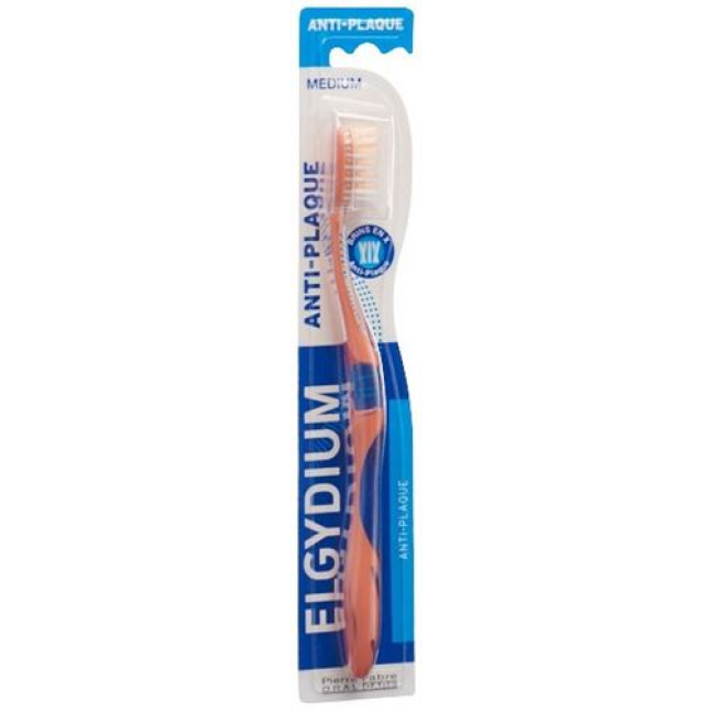 Elgydium escova de dentes anti-placa média