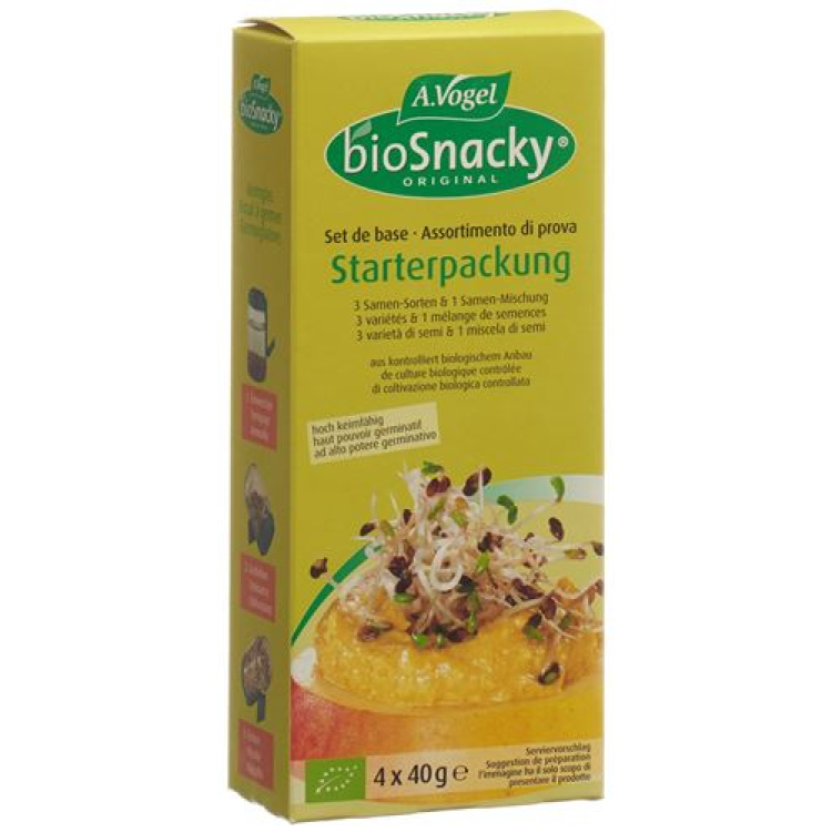 A. Vogel Biosnacky Seeds Začetno pakiranje 4 x 40 g