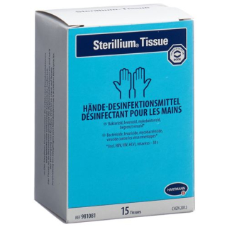 Sterillium audinių dezinfekcinės servetėlės ​​15 vnt