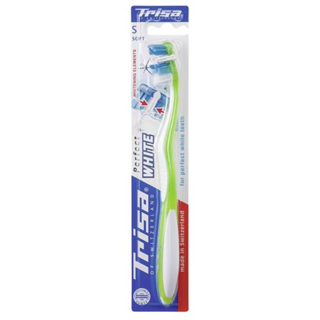 Trisa Perfect White escova de dentes macia