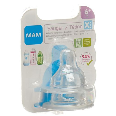 MAM teat X 6+ months 2 pcs