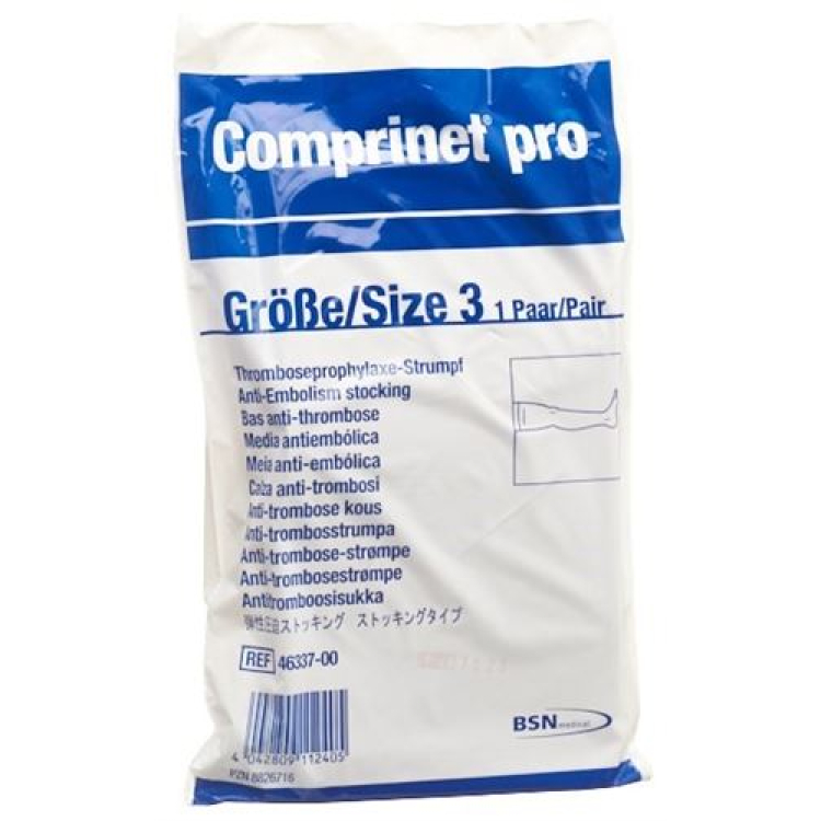 Comprinet Pro Thrombo A-G Gr7 bianco normale 1 paio