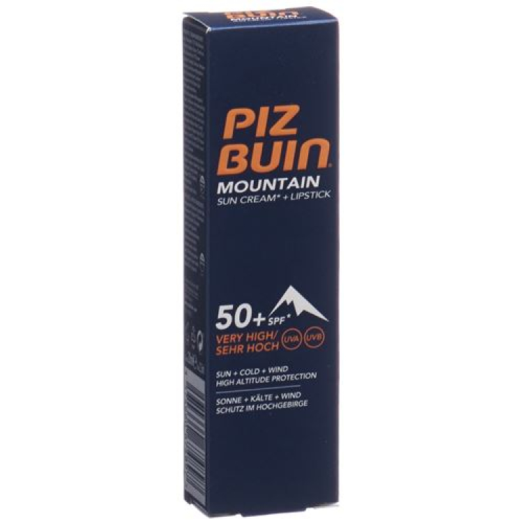 Piz Buin Mountain Combi SPF 50+ huulepulk SPF 30 20 ml