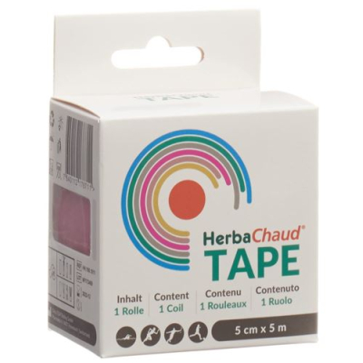 Herbachaud tape 5cmx5m rosa