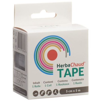 Herbachaud tape 5cmx5m ពណ៌ខ្មៅ