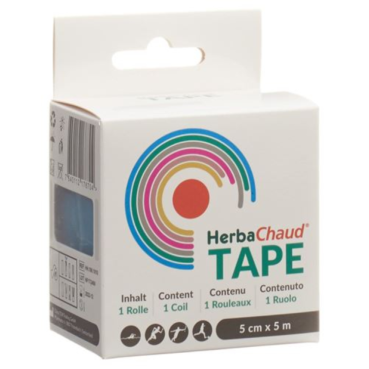 HerbaChaud Tape 5cmx5m ពណ៌ខៀវ