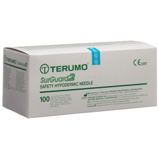 TERUMO cannula SurGuard2 25G 0.5x16mm orange 100 pcs