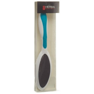 Herba double foot file coarse and fine 20cm soft touch blue
