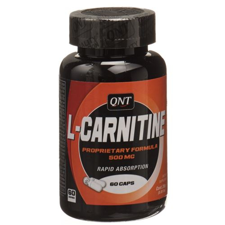 QNT L-Carnitine 500 មីលីក្រាម Kaps 60 កុំព្យូទ័រ