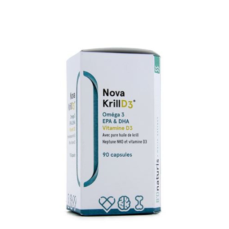 Nova Krill NKO Krill Olaj D3 + D vitamin 90 db