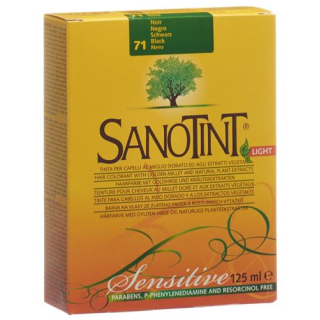 Sanotint Sensitive Light hair color 71 black
